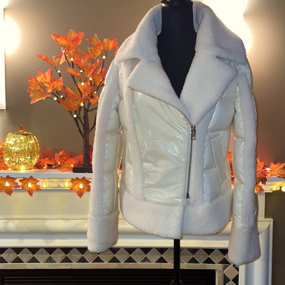 Nicole Benisti Series Cream/Off White Puffy Jacket